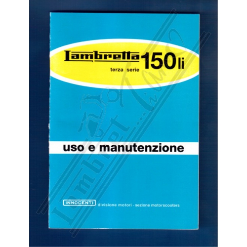 Manuale Lambretta Li 125 Terza Serie  - Lambretta 125 Li 3° Serie.